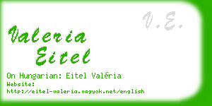 valeria eitel business card
