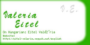 valeria eitel business card